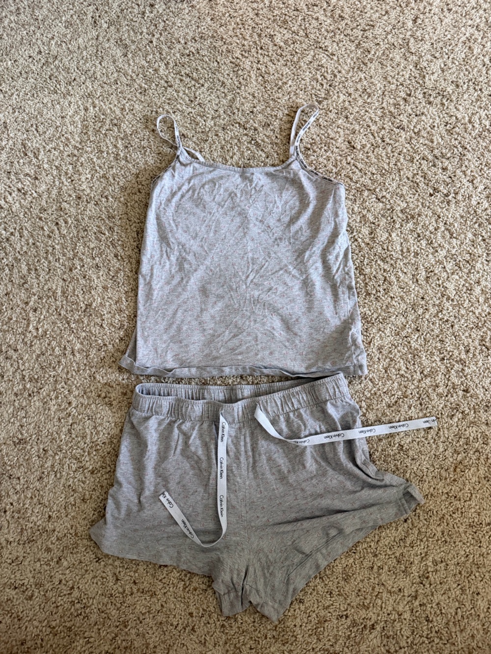 Calvin Klein Light Gray Camisole Tank Top